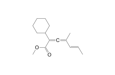 (E)-methyl 2-cyclohexyl-4-methylhepta-2,3,5-trienoate
