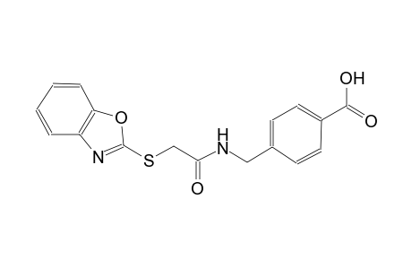 4-({[(1,3-benzoxazol-2-ylsulfanyl)acetyl]amino}methyl)benzoic acid