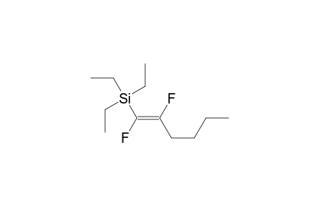Silane, (1,2-difluoro-1-hexenyl)triethyl-, (Z)-
