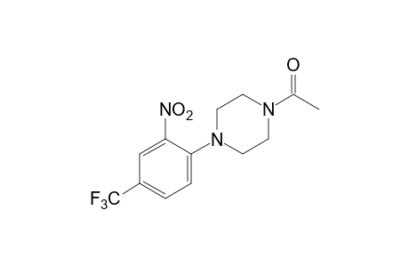 1-Acetyl-4-(2-nitro-alpha,alpha,alpha-trifluoro-p-tolyl)piperazine