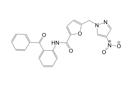 N-(2-benzoylphenyl)-5-[(4-nitro-1H-pyrazol-1-yl)methyl]-2-furamide