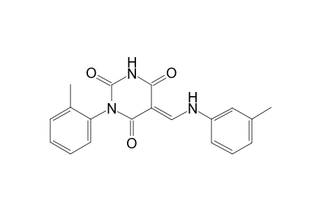 (5E)-1-(2-Methylphenyl)-5-(3-toluidinomethylene)-2,4,6(1H,3H,5H)-pyrimidinetrione