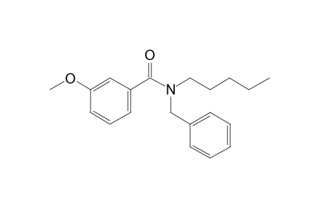 Benzamide, 3-methoxy-N-benzyl-N-pentyl-