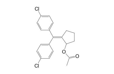 2-(bis(4-chlorophenyl)methylene)cyclopentyl acetate