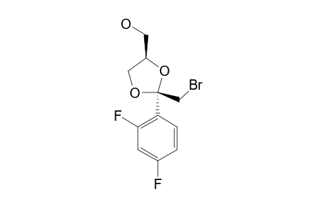 CIS-2-(2,4-DIFLUOROPHENYL)-2-BrOMOMETHYL-1,3-DIOXOLANE-4-METHANOL