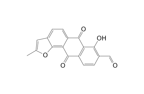 7-Hydroxy-2-methyl-6,11-dioxo-6,11-dihydroanthra[1,2-b]furan-8-carbaldehyde