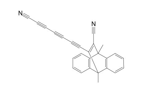 2-Cyano-3-(6'-cyanohexa-1,3,5-tritnyl)-5,6;7,8-dibenzo-1,4-dimethylbicyclo[2.2.2]oct-2-ene