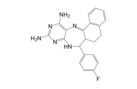 10,12-Diamino-7-(4-fluorophenyl)-6,6a,7,8-tetrahydro-5H-naphtho[1,2-e]pyrimido[4,5-b][1,4]diazepine