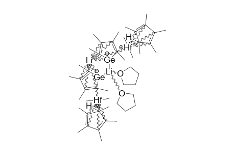 [(ETA(5)-C5ME5)-(ETA(5)-C4ME4GE)-HFME2LI-(OC4H8)]2