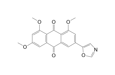 1,3,8-TRIMETHOXY-6-(1,3-OXAZOL-5-YL)-ANTHRAQUINONE