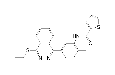 N-{5-[4-(ethylsulfanyl)-1-phthalazinyl]-2-methylphenyl}-2-thiophenecarboxamide