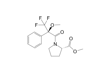 (S)-methyl 1-((R)-3,3,3-trifluoro-2-methoxy-2-phenylpropanoyl)pyrrolidine-2-carboxylate