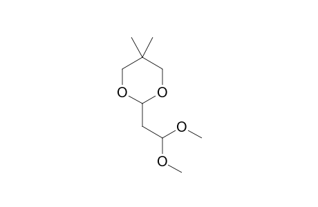 1,3-Dioxane, 2-(2,2-dimethoxyethyl)-5,5-dimethyl-