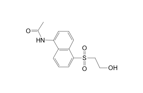Acetamide, N-[5-(2-hydroxyethylsulfonyl)naphth-1-yl]-
