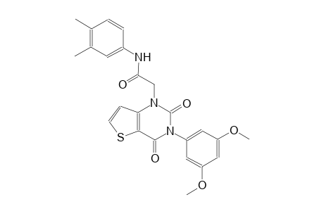 2-(3-(3,5-dimethoxyphenyl)-2,4-dioxo-3,4-dihydrothieno[3,2-d]pyrimidin-1(2H)-yl)-N-(3,4-dimethylphenyl)acetamide