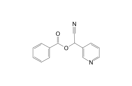 1-(Benzoyloxy)-1-(3-pyridyl)acetonitrile