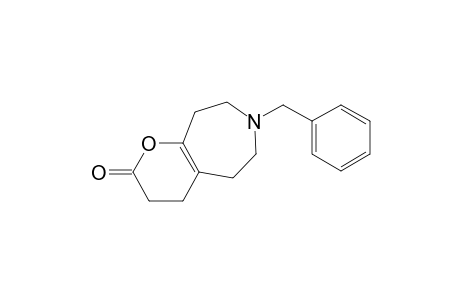 7-(Phenylmethyl)-3,4,5,6,8,9-hexahydropyrano[2,3-d]azepin-2-one