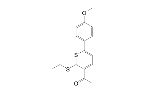 3-ACETO-2-(ETHYLTHIO)-6-(4-METHOXYPHENYL)-2H-THIOPYRANE