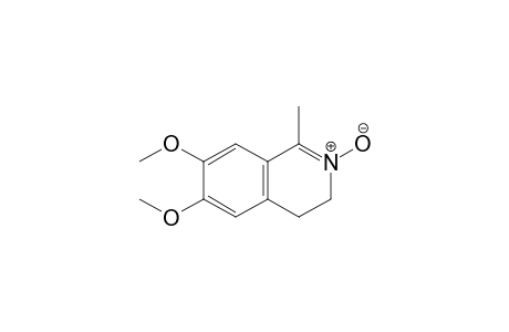 6,7-Dimethoxy-1-methyl-2-oxidanidyl-3,4-dihydroisoquinolin-2-ium