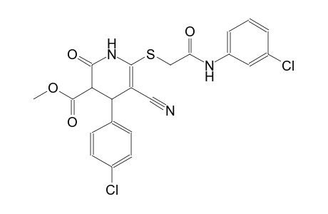 3-pyridinecarboxylic acid, 4-(4-chlorophenyl)-6-[[2-[(3-chlorophenyl)amino]-2-oxoethyl]thio]-5-cyano-1,2,3,4-tetrahydro-2-oxo-, methyl