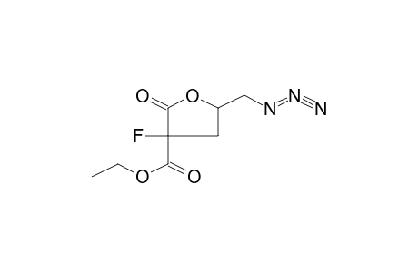 5-AZIDOMETHYL-3-ETHOXYCARBONYL-3-FLUOROTETRAHYDROFURAN-2-ONE(DIASTEREOMER MIXTURE)