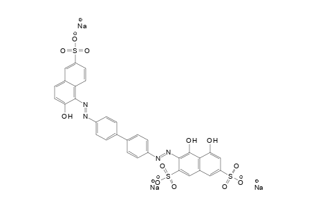 2,7-Naphthalenedisulfonic acid, 4,5-dihydroxy-3-[[4'-[(2-hydroxy-6-sulfo-1-naphthalenyl)azo][1,1'-biphenyl]-4-yl]azo]-, trisodium salt