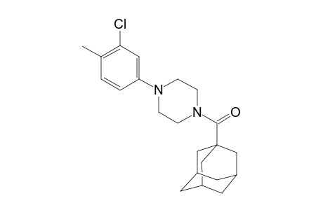 1-Adamantyl-[4-(3-chloranyl-4-methyl-phenyl)piperazin-1-yl]methanone