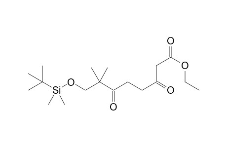 Ethyl 8-(tert-butyldimethylsilyloxy)-7,7-dimethyl-3,6-dioxooctanoate