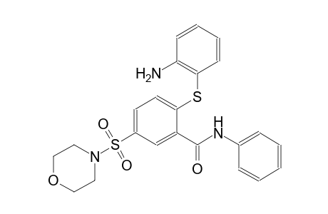 benzamide, 2-[(2-aminophenyl)thio]-5-(4-morpholinylsulfonyl)-N-phenyl-