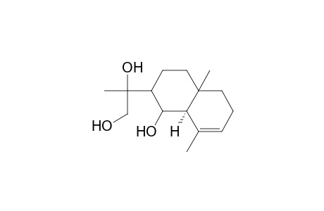 6.alpha.-1,5-dimethyl-7-hydroxy-8-(1-hydroxy-1-(hydroxymethyl)ethyl)bicyclo[4.4.0]deca-4-ene