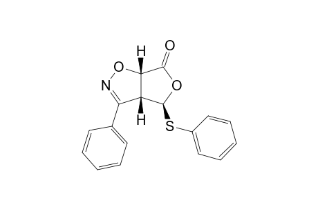 (3aR,4S,6aS)-exo-4-Phenylthio-3-phenyl-6a,3a-dihydrofuro[3,4-d]isoxazole-6(4H)-one