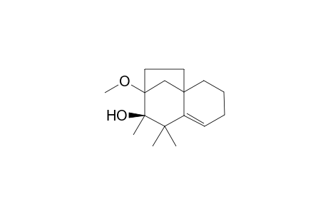 7,7,8-Trimethyl-9-methoxytricyclo[7.2.1.0(1,6)]dodec-5-en-8.beta.-ol