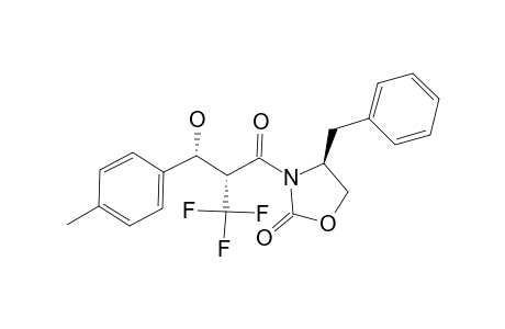 (4-S)-BENZYL-3-[(2-R,3-S)-3-HYDROXY-3-(4-METHYLPHENYL)-2-(TRIFLUOROMETHYL)-PROPANOYL]-OXAZOLIDIN-2-ONE