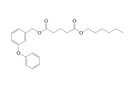 Glutaric acid, hexyl 3-phenoxybenzyl ester