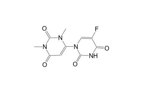 5-fluoro-1',3'-dimethyl-2H-[1,4'-bipyrimidine]-2,2',4,6'(1'H,3H,3'H)-tetraone