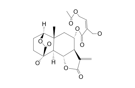 EUDESM-11(13)-EN-12,6-alpha-;15,1-beta-DIOLIDE,8-alpha-(4'-ACETOXY-5'-HYDROXYANGELOYLOXY)-4-alpha-HYDROXY