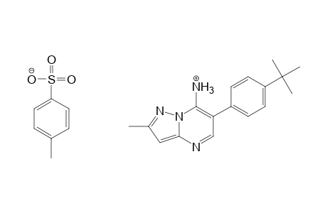 Pyrazolo[1,5-a]pyrimidin-7-amine, 6-[4-(1,1-dimethylethyl)-phenyl]-2-methyl-, salt with 4-methylbenzenesulfonic acid (1:1)