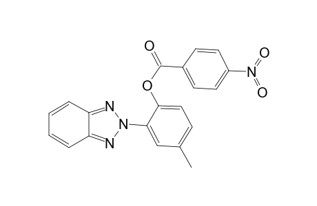 Benzoic acid, 4-nitro-, 2-(2-benzotriazolyl)-4-methylphenyl ester