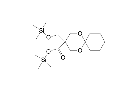 1,5-Dioxaspiro[5.5]undecane-3-carboxylic acid, 3-[[(trimethylsilyl)oxy]methyl]-, trimethylsilyl ester