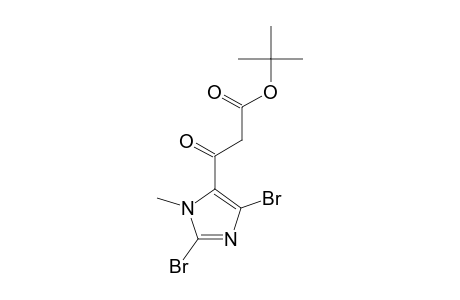 TERT.-BUTYL-3-OXO-3-(1-METHYL-2,4-DIBROMO-5-IMIDAZOLYL)-PROPANOATE