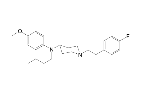 N-Butyl-1-[2-(4-fluorophenyl)ethyl]-N-4-methoxyphenylpiperidin-4-amine