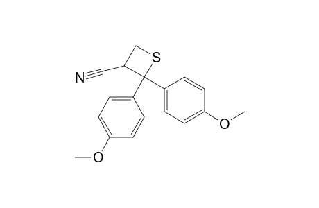 3-Thietanecarbonitrile, 2,2-bis(4-methoxyphenyl)-