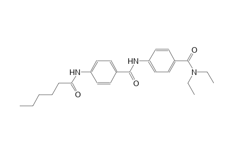 benzamide, N,N-diethyl-4-[[4-[(1-oxohexyl)amino]benzoyl]amino]-