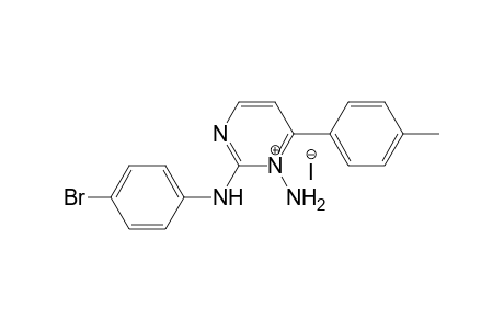 1-Amino-2-(4-bromophenyl)amino-4-(4-methylphenyl)pyrimidinium Iodide