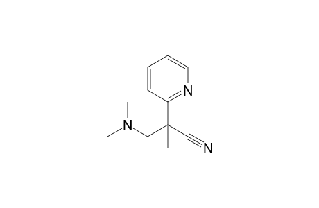 2-(Dimethylaminomethyl)-2-(2'-pyridyl)-propionitrile