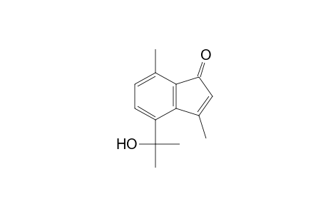 4-(1-Hydroxy-1-methylethyl)-3,7-dimethyl-1H-inden-1-one
