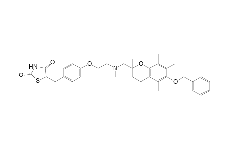 5-[4-[2-[(6-benzoxy-2,5,7,8-tetramethyl-chroman-2-yl)methyl-methyl-amino]ethoxy]benzyl]thiazolidine-2,4-quinone