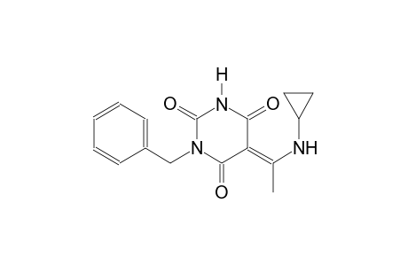 (5E)-1-benzyl-5-[1-(cyclopropylamino)ethylidene]-2,4,6(1H,3H,5H)-pyrimidinetrione