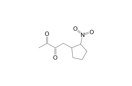 1-(2-nitrocyclopentyl)butane-2,3-dione
