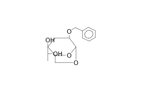 1,6-ANHYDRO-2-O-BENZYL-3-DEOXY-4-C-(L-GLYCERO-1'-HYDROXYETHYL)-BETA-D-RIBOHEXOPYRANOSE